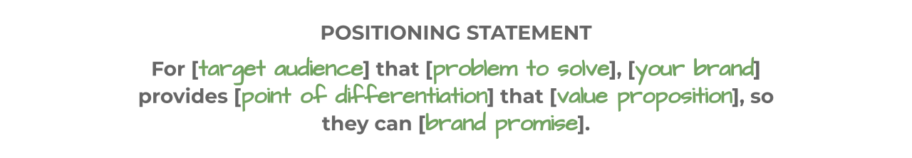 Brand Strategy - Positioning Statement